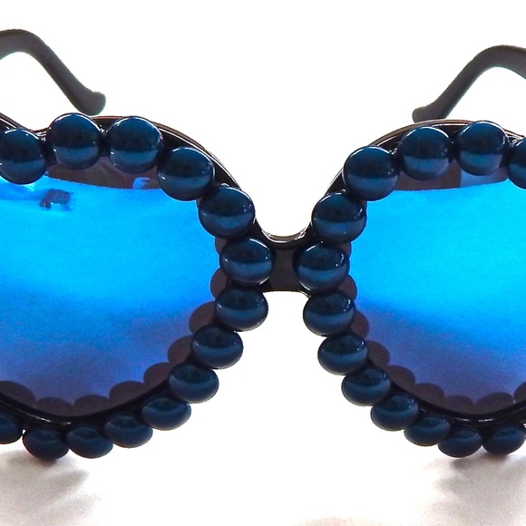 INDIGO SMOKE ACID LOLITA SUNGLASSES SAMPLE main image 4